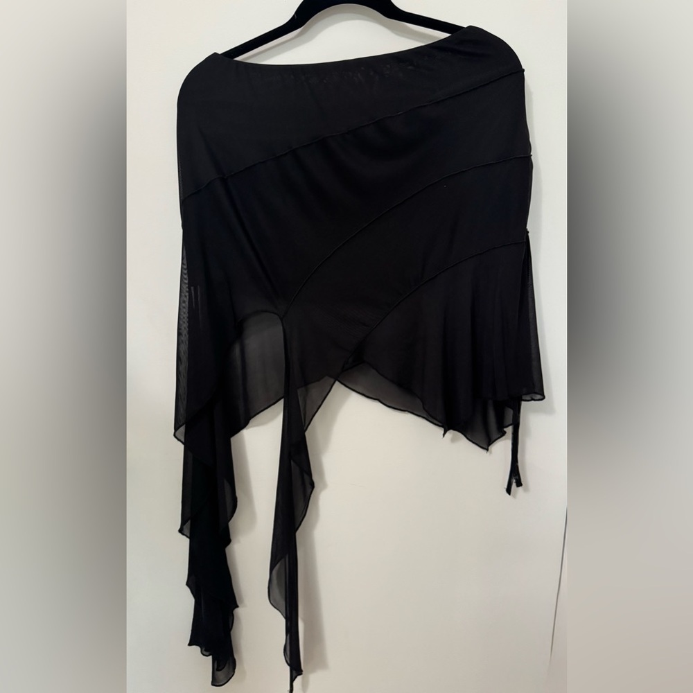 Urban Outfitters Black Asymmetrical Mini Skirt